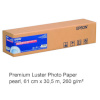 Epson fotopaber Premium Luster, 24", 61cm x 30,5m, 260g/m2, 1 rull