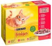 Purina Nestle kassitoit Friskies Mix meat - wet Cat Food- 12x85 g