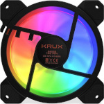 Krux jahutus KRX0067 Lunar, 120mm, ARGB, must