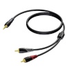 Procab kaabel 3,5mm Jack(M) Stereo to 2x RCA/CINCH(M), 3m, must