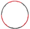 Avento võimlemisrõngas Hula Hoop 1.2kg hall/punane