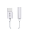 Savio adapter AK-51 USB-C to Mini Jack 3,5mm, Huawei, valge