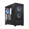 Fractal Design korpus op Air RGB TG Clear Tint, ATX, mATX, Mini ITX, must