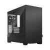 Fractal Design korpus Pop Mini Silent TG Clear Tint, mATX, Mini ITX, must