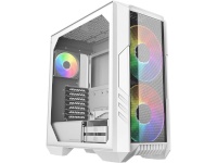 Cooler Master korpus HAF 500 Tempered Galss ATX Mid Tower Case, H500-WGNN-S00, valge