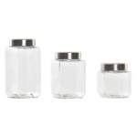 DKD Home Decor 3 purki 750ml 8,5x8,5x18cm