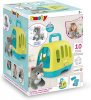 Smoby kass + arstikomplekt Vet Set Cat Container 2in1