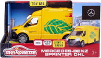 Majorette mänguauto Mercedes-Benz Sprinter DHL 12cm