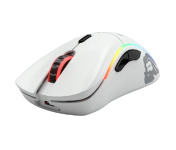 Glorious hiir Model D, Wireless, Lightweight, RGB, valge