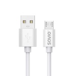 SAVIO kaabel USB-Cable 3m USB 2.0, USB-A-Micro USB CL-167 valge