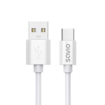 SAVIO kaabel USB-Cable 2m USB 2.0, USB-A - USB-C CL-168 valge 