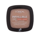 L'Oréal Paris päikesepuuder Infaillible 24H Fresh Wear Matte Bronzer 9g, 250 Light, naistele