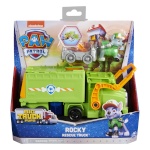 Paw Patrol sõiduk mängufiguuriga Big Truck Pups Rocky Rescue Truck, 6065318