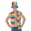 Maskeraadi kostüüm täiskasvanutele My Other Me Rainbow Vest Suurus 54