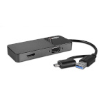 Lindy adapter USB 3.0 Typ A and C auf HDMI & VGA