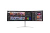 LG monitor UltraWide 49WQ95X-W, 49", IPS, 32:9, Speakers, Eye Care, Dual QHD, valge