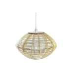 DKD Home Decor laelamp naturaalne kuldne pruun Bambus 50 W (42x42x26cm)