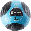 Pure2improve raskuspall Medicine Ball, 3 kg must/sinine, Rubber