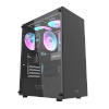 Darkflash arvutikorpus DK100, mATX PC Case, Side Window, must