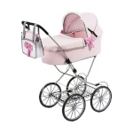 Reig nukukäru Dolls Pram roosa 64cm