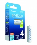 Panasonic akud eneloop AA 2000mAh 4tk. Plastic Free Box