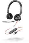 Poly kõrvaklapid Plantronics Blackwire C3320, Microsoft Teams Headset, Microphone, must