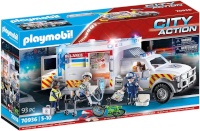 Playmobil klotsid City Action Rescue Vehicles: Ambulance with Lights and Sound (70936)