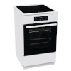 Gorenje pliit GEIT5C60WPG Hob type Vitroceramic, Oven type Electric, valge, Width 50 cm, Grilling, 70 L, Depth 59.4 cm