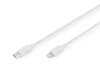 Digitus kaabel Lightning to USB-C, Data/Charging Cable, DB-600109-020-W, 2m, valge