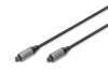 Digitus helikaabel Toslink Cable M/M, Digital Audio DB-510510-010-S, 1m, must