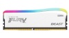 Kingston mälu DDR4 Fury Beast RGB 8GB(1* 8GB)/3600 CL17, valge