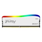 Kingston mälu DDR4 Fury Beast RGB 8GB(1* 8GB)/3200 CL16, valge