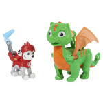 Paw Patrol mängufiguuride komplekt Rescue Knights Marshall and Dragon Jade, 6063593