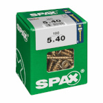 SPAX Kruvide karp Yellox Puit Lame pea 100 tk, osad 5x40mm