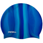 Crowell ujumismüts Swimming Silicone Multi Flame sinine 13