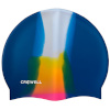 Crowell ujumismüts Swimming Silicone Multi Flame värviline 14