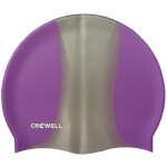 Crowell ujumismüts Swimming Silicone Multi Flame lilla-hõbedane 15