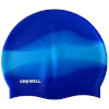 Crowell ujumismüts Swimming Silicone Multi Flame sinine 18