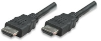 Manhattan High Speed HDMI-Kabel mit Ethernet-Kanal, 2 m, schwarz