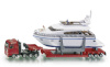 Siku mudelauto paadiga S-1849 Heavy Haulage Transporter with yacht