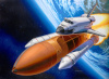 Revell liimitav mudel Space Shuttle Discovery & Booster Rockets