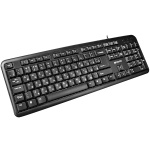 Canyon klaviatuur Keyboard CNE-CKEY01 (Wired USB, 104 keys, Black), Russian