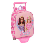 Barbie ratastega koolikott Love roosa 22x27x10cm