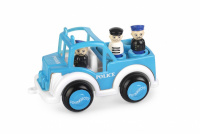 Dante mänguauto Jeep police with figures Jumbo Viking Toys