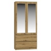 Top E Shop riidekapp SS-90 Mirror cabinet - Oak Artisan