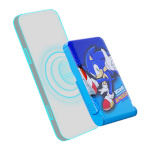 Otl akupank Magnetic PowerBank 5000 mAh, USB-C 15W, Sonic The Hedgehoh with stand (sinine)