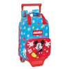 Disney Clubhouse ratastega koolikott Fantastic sinine punane 20x28x8cm