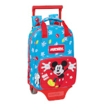 Disney Clubhouse ratastega koolikott Fantastic sinine punane 20x28x8cm