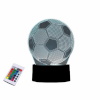 iTotal LED-lamp Football 3D Mitmevärviline