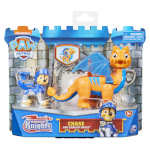 Paw Patrol mängufiguuride komplekt Rescue Knights Chase and Dragon Draco, 6063592